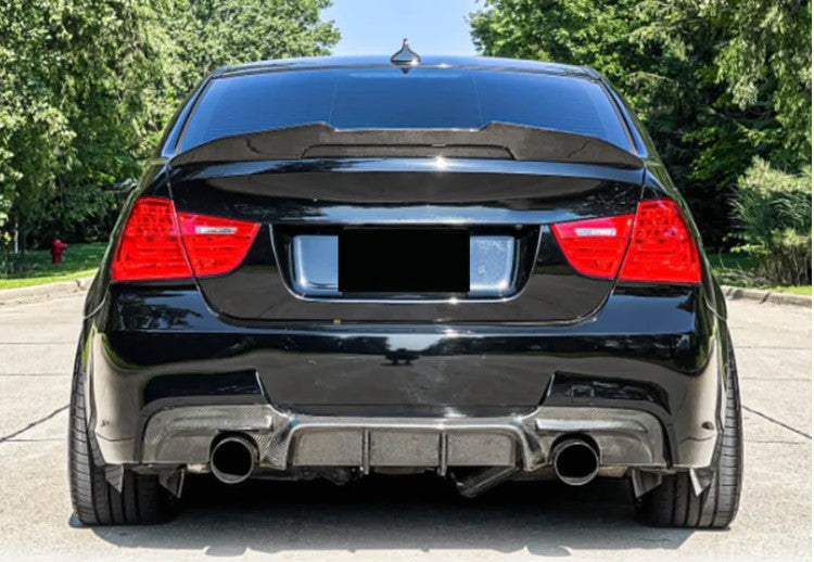 PSM High Kick Carbon Fiber Trunk Spoiler - BMW E90 - E92 - E93 –  Hexmotorsport